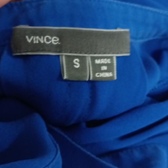 Vince Silk Dressy Blouse Small - Picture 3 of 6